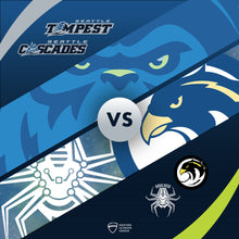 Load image into Gallery viewer, 5/3 DOUBLE HEADER: Cascades vs Oakland Spiders @ 4pm, Tempest vs Bay Area Falcons @ 7:30pm