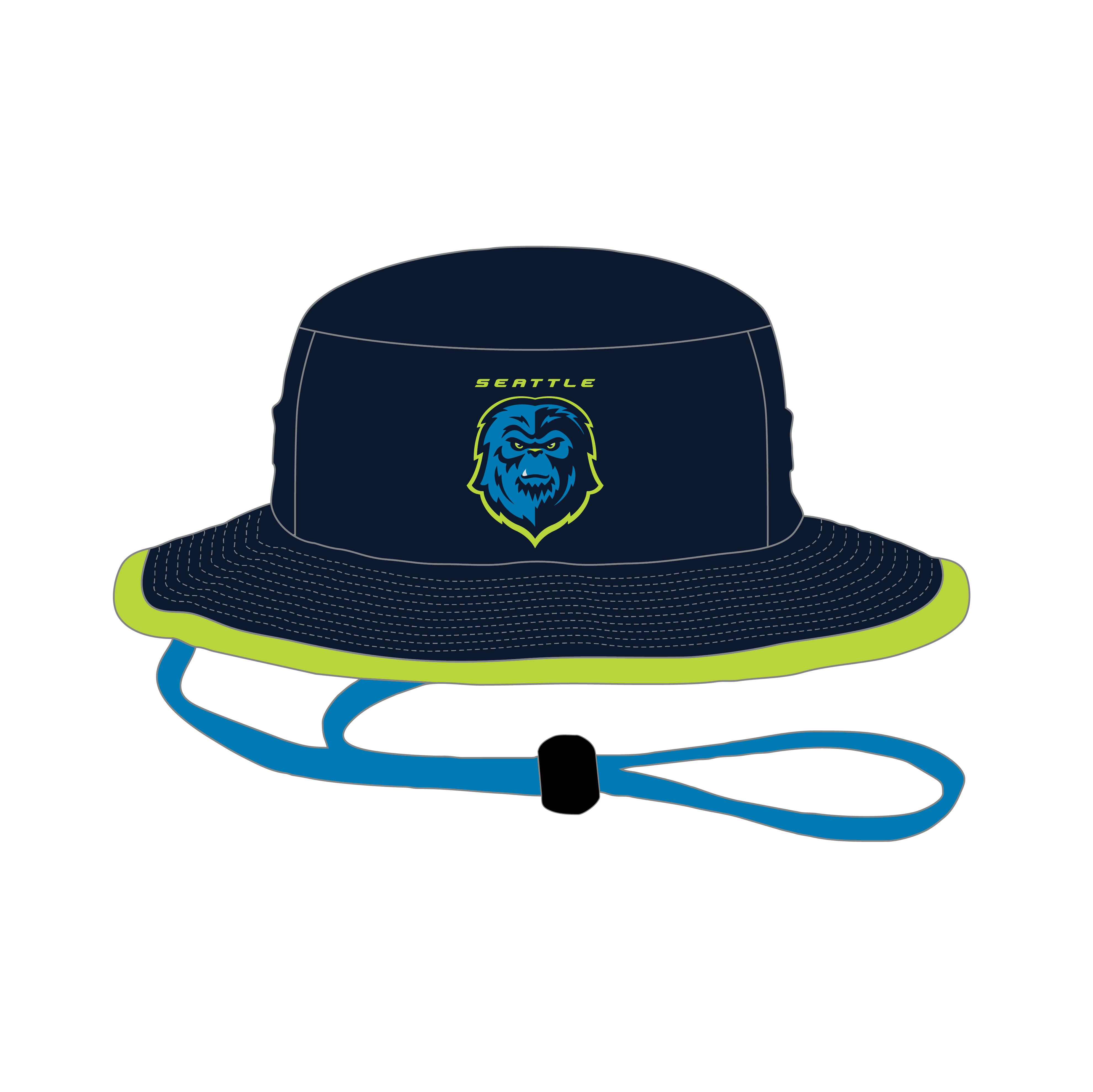 CVTVLIST STENCIL BUKET HAT”TURQUOISE” TempestBucketHatfront_3961x.